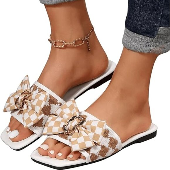 Bow women's sandals - Picture 1 of 7